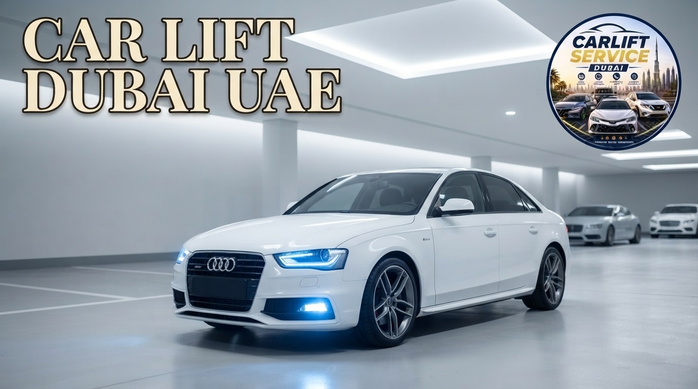 Car lift in Dubai Marina