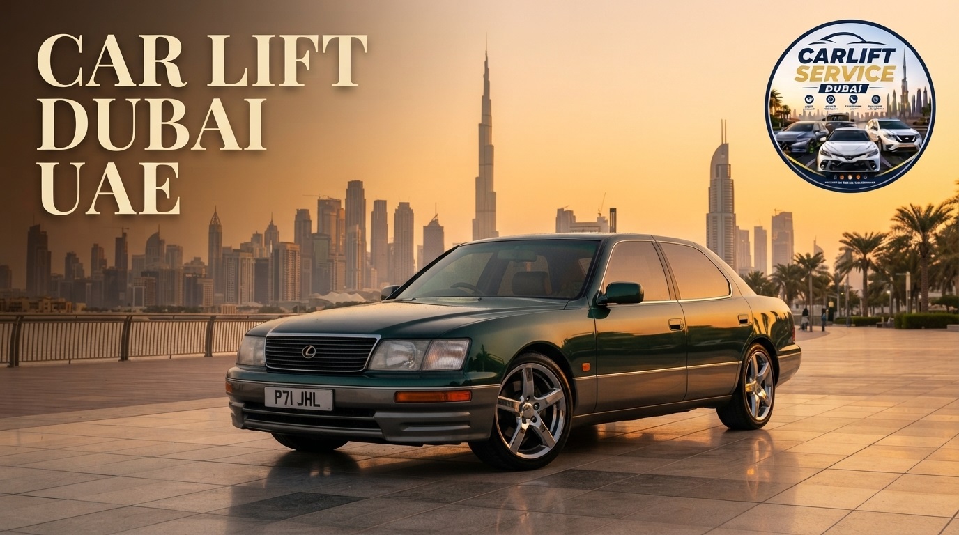 Car lift in Dubai Media City