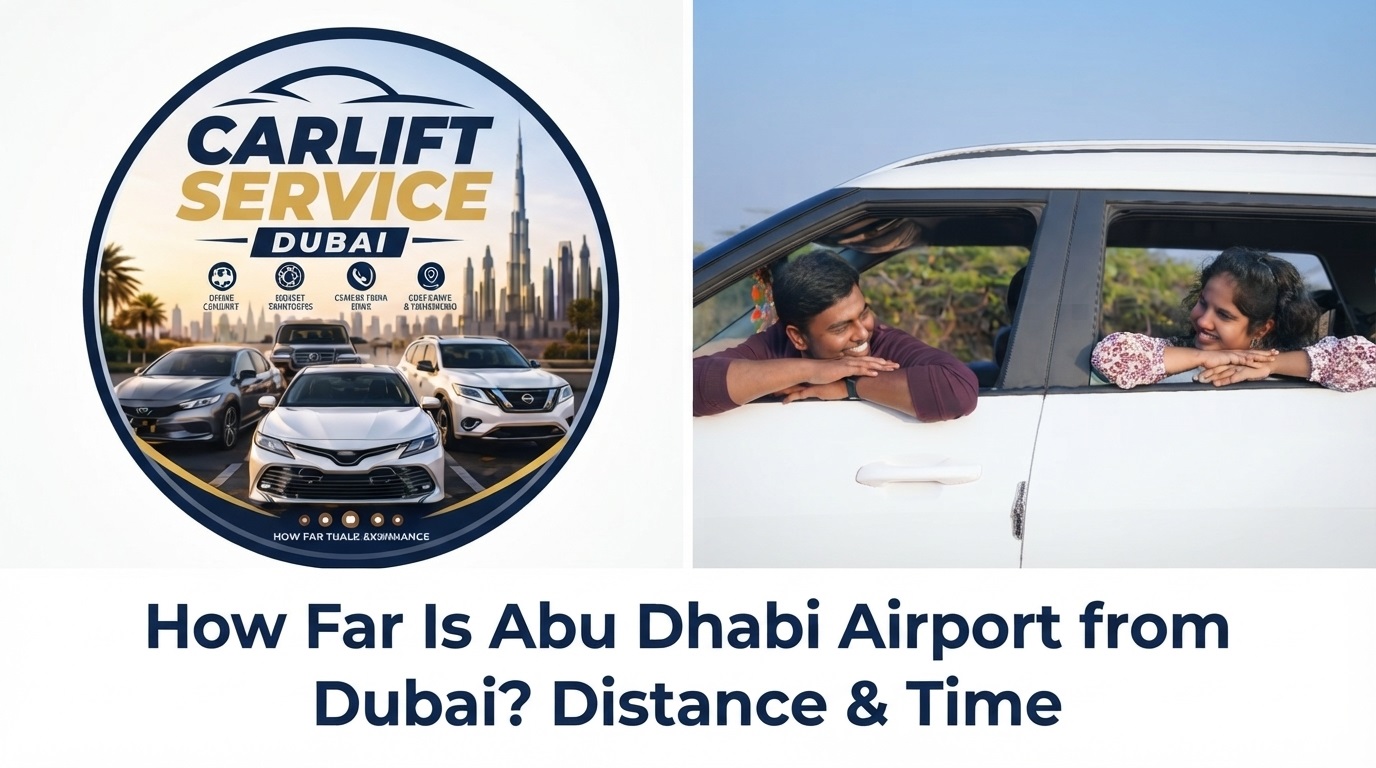 Car lift from etissalat to dubai design district