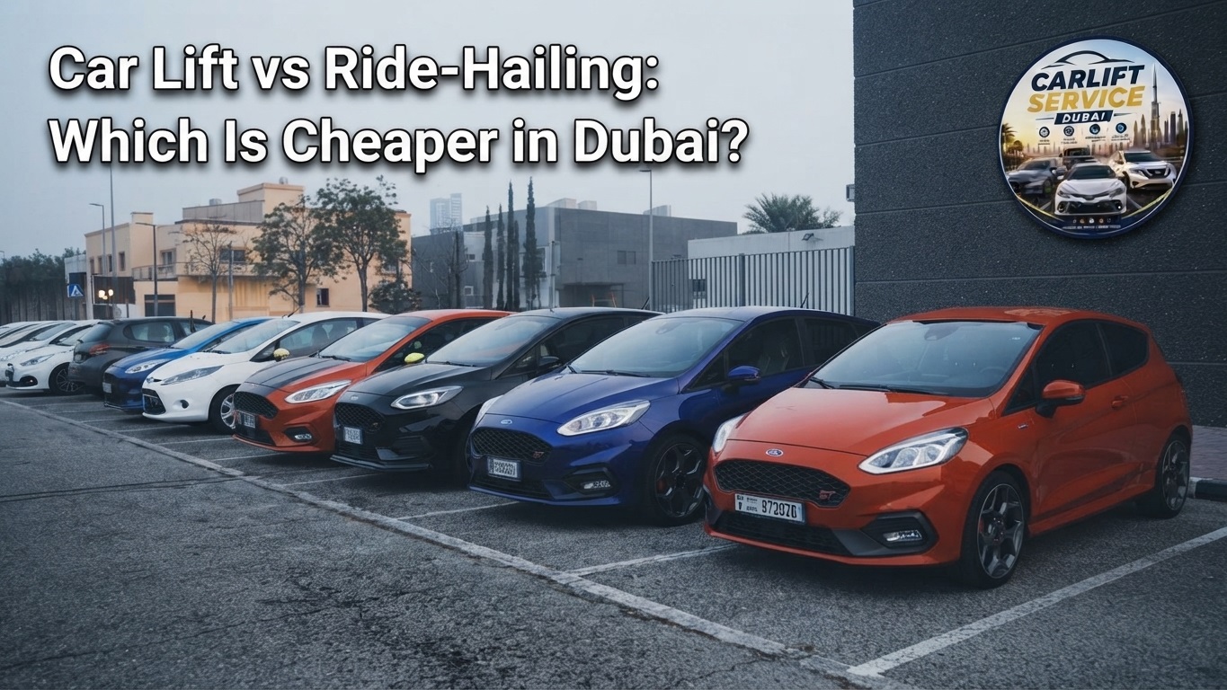 Car lift from abu dhabi to dubai design district