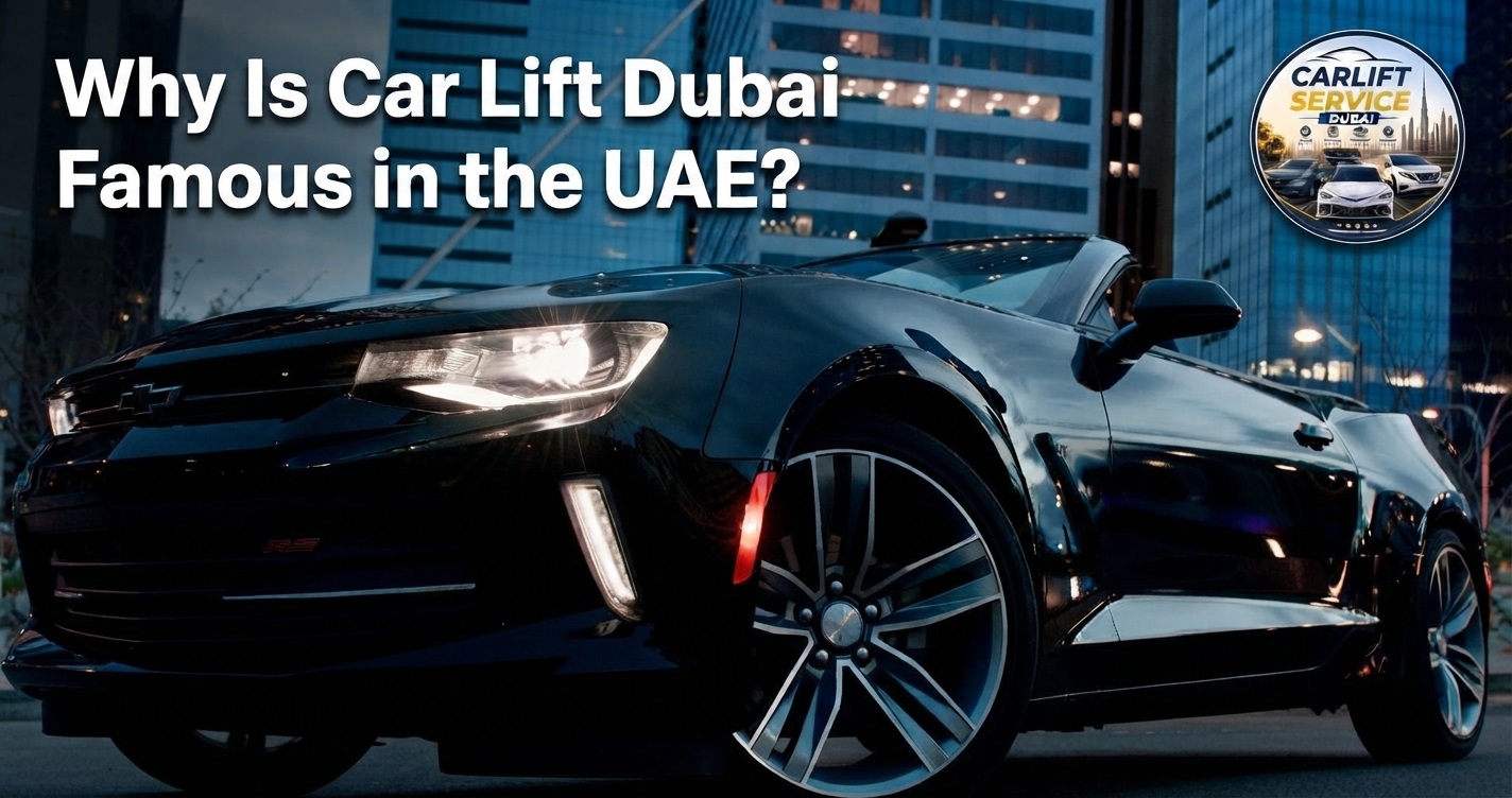 Car lift from city center to dubai design district